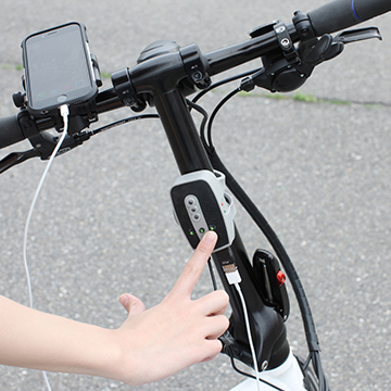 Ingressの移動に有利な自転車と、スマートフォンの電源確保の解決法